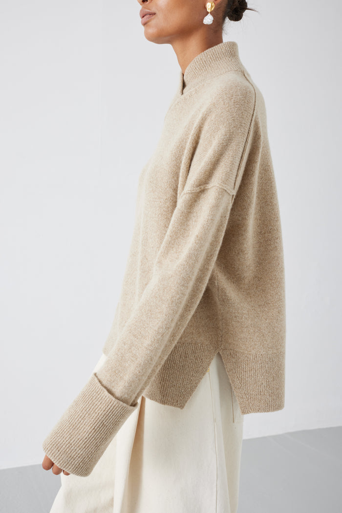 GABRIELA OATMEAL MARL JUMPER