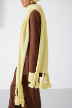 PALE YELLOW SCARF