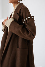 WREN NATURAL BROWN UNDYED COAT