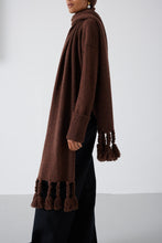 BROWN MARL SCARF