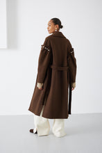 WREN NATURAL BROWN UNDYED COAT