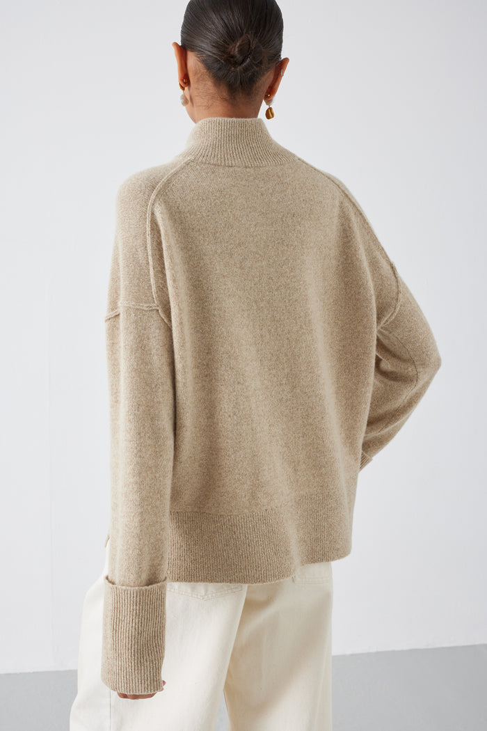 GABRIELA OATMEAL MARL JUMPER