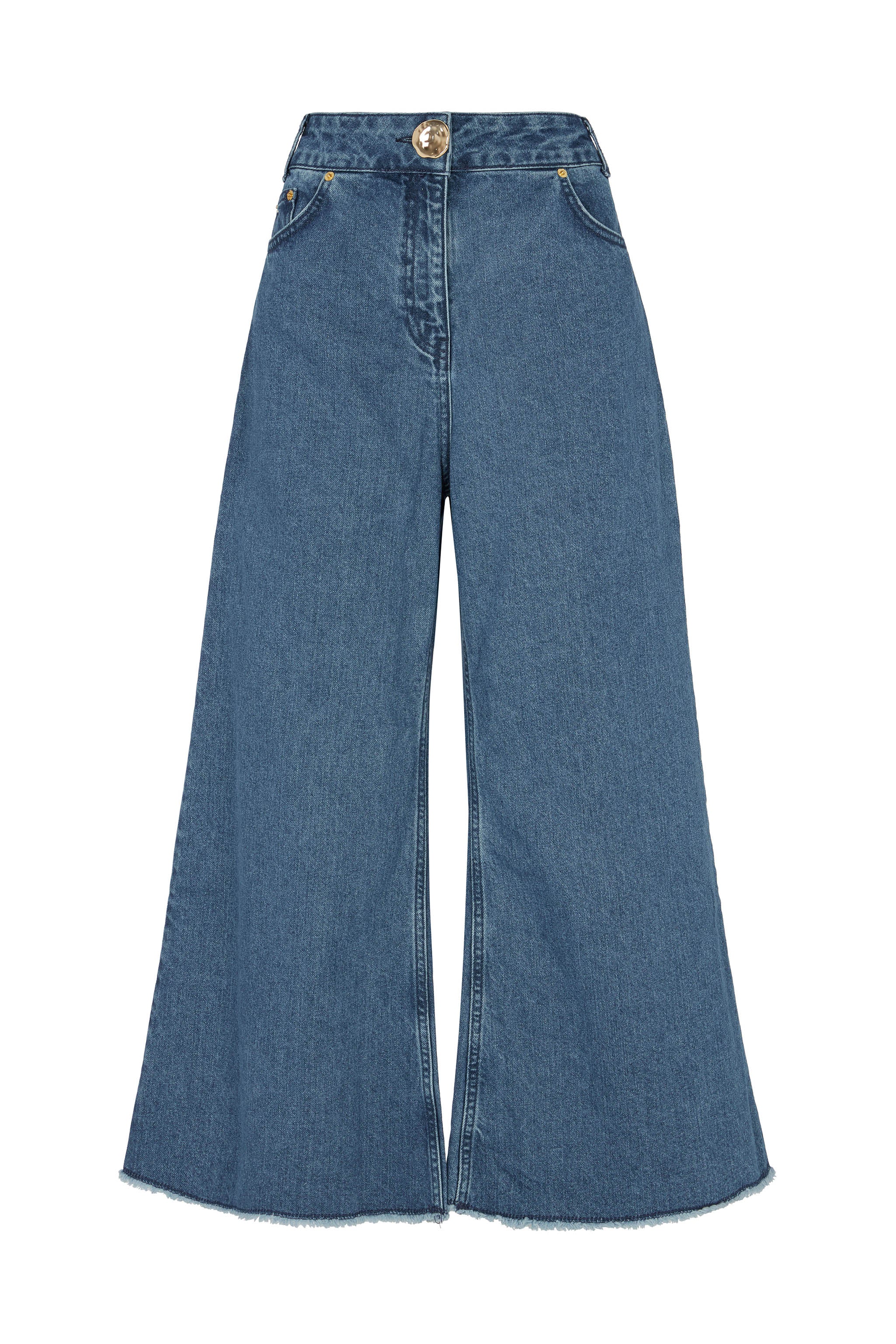 CHLOE CROPPED RECYCLED MIDWASH JEANS