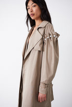 EMBER TAUPE TRENCH COAT