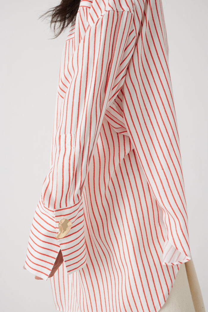 FENELLA PIN STRIPE SHIRT