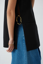 FARRAH BLACK WAISTCOAT