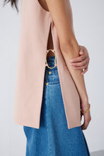 FARRAH SALMON PINK WAISTCOAT