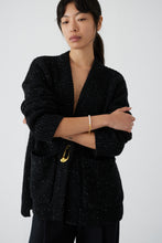 LEONIE BLACK CARDIGAN