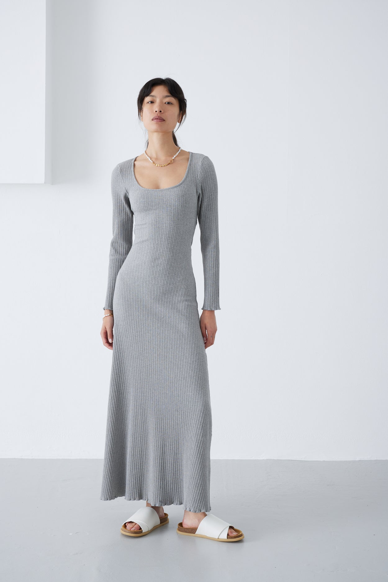 ZARAH GREY MELANGE DRESS