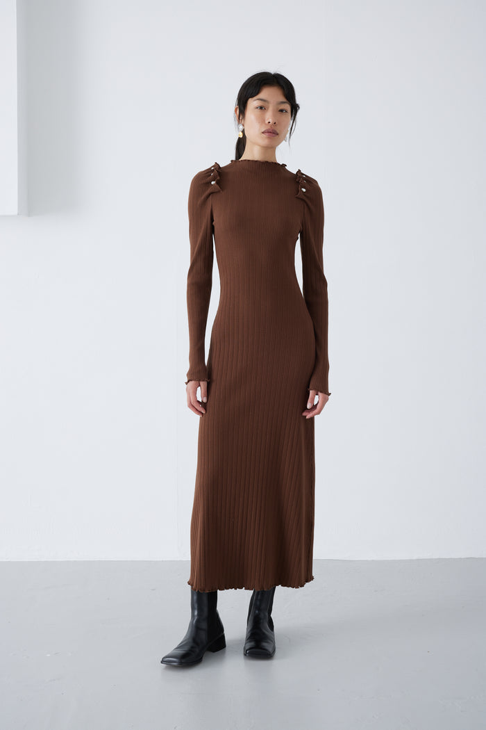 ALYA CHOCOLATE DRESS