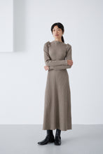 ALYA BROWN MELANGE DRESS