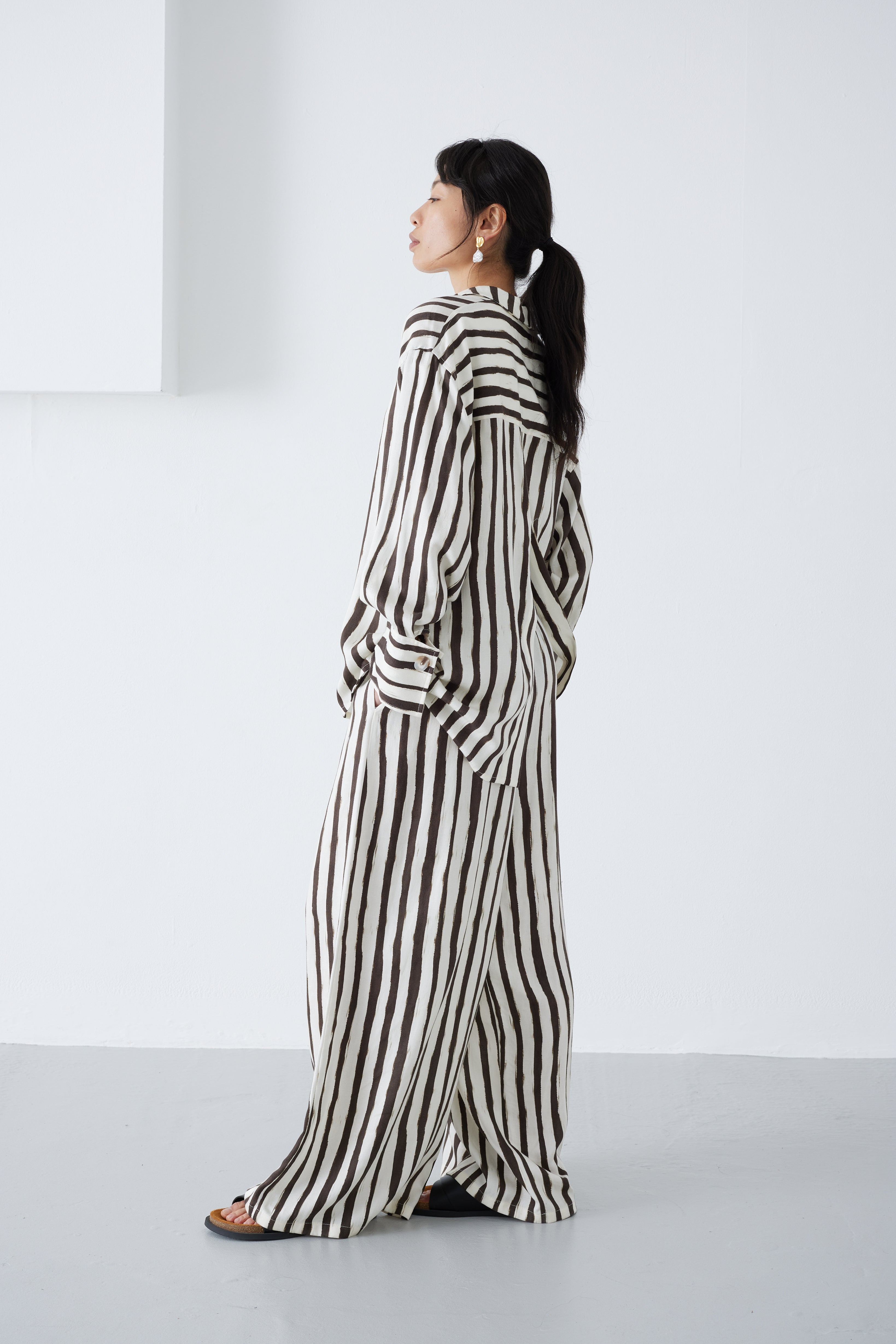 SALMA BRUSH STRIPE SHIRT