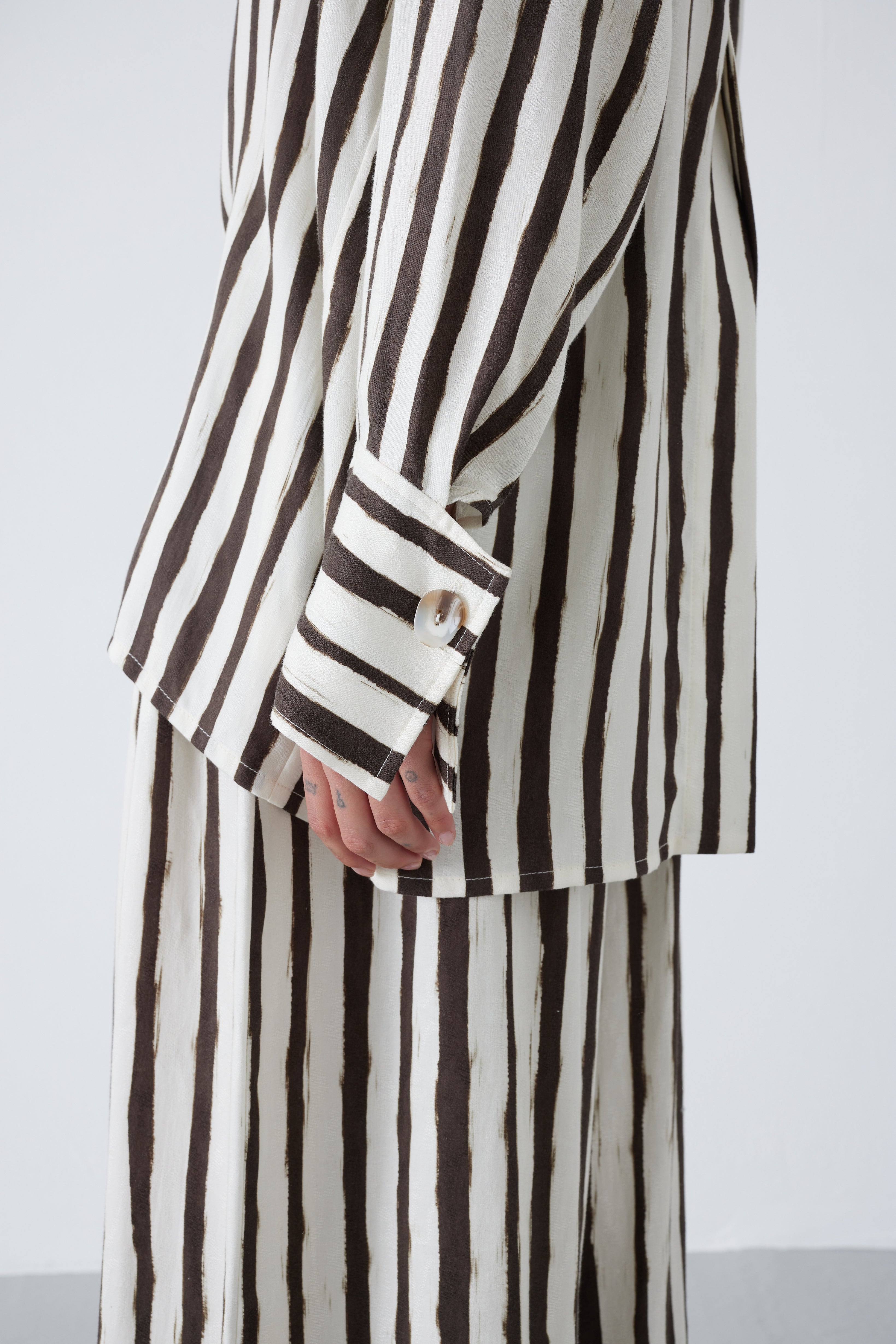 SALMA BRUSH STRIPE SHIRT