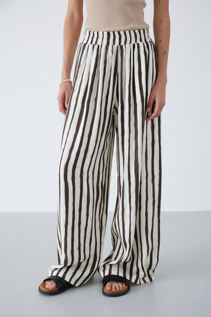 FEARNE BRUSH STRIPE TROUSER