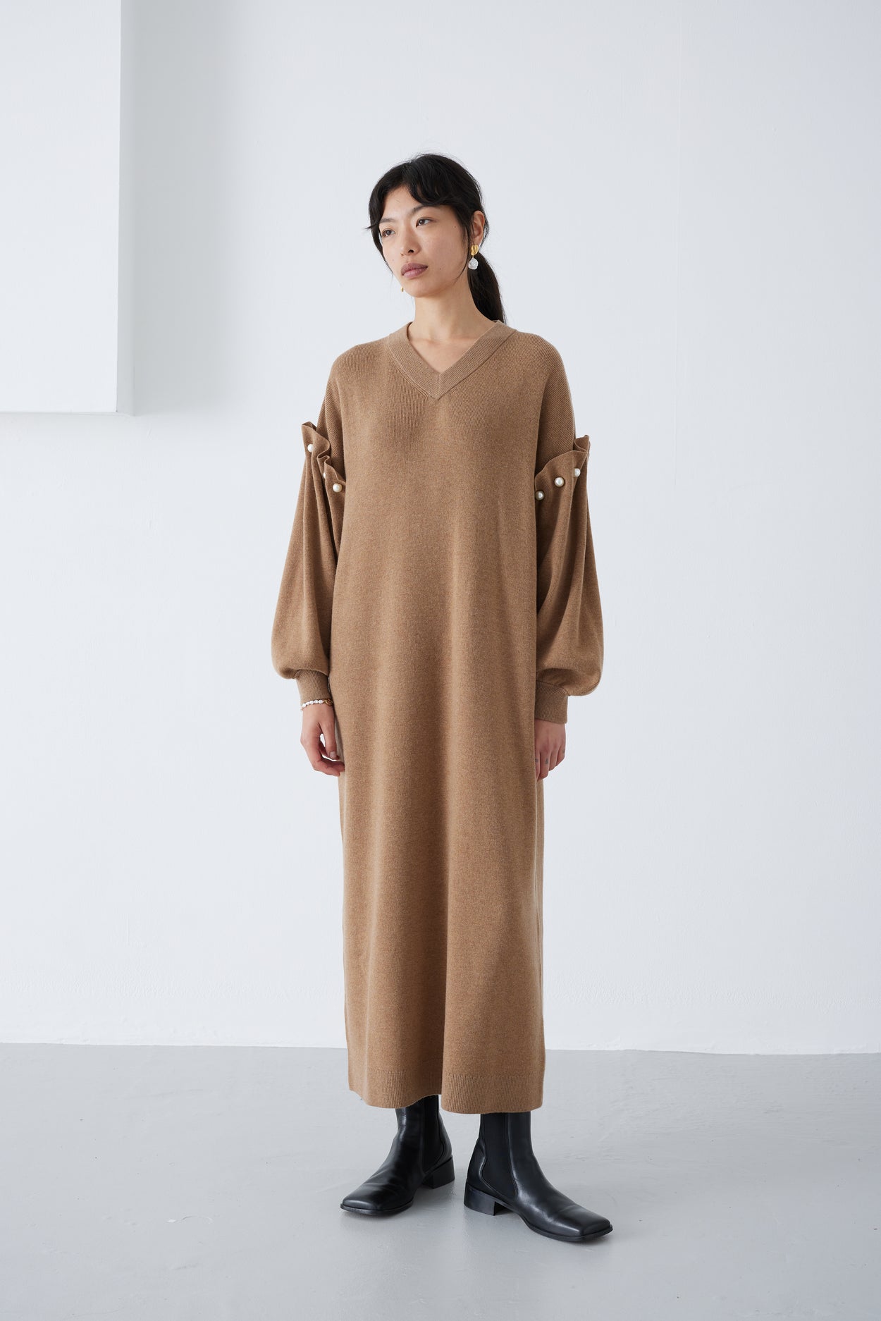 NEELA CAMEL DRESS