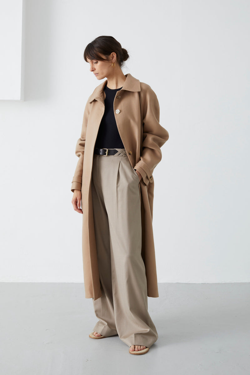 SHEILA TAN TRENCH COAT – Mother of Pearl