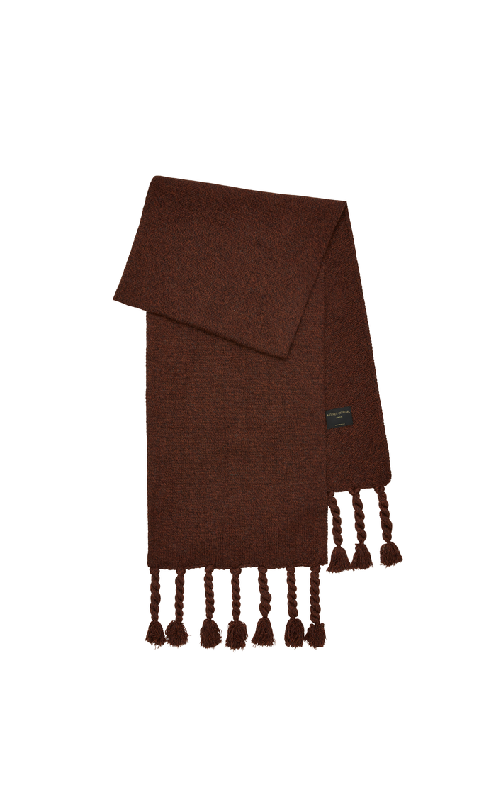 BROWN MARL SCARF