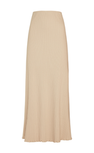 TAMIA NARROW RIB CHAMPAGNE SKIRT