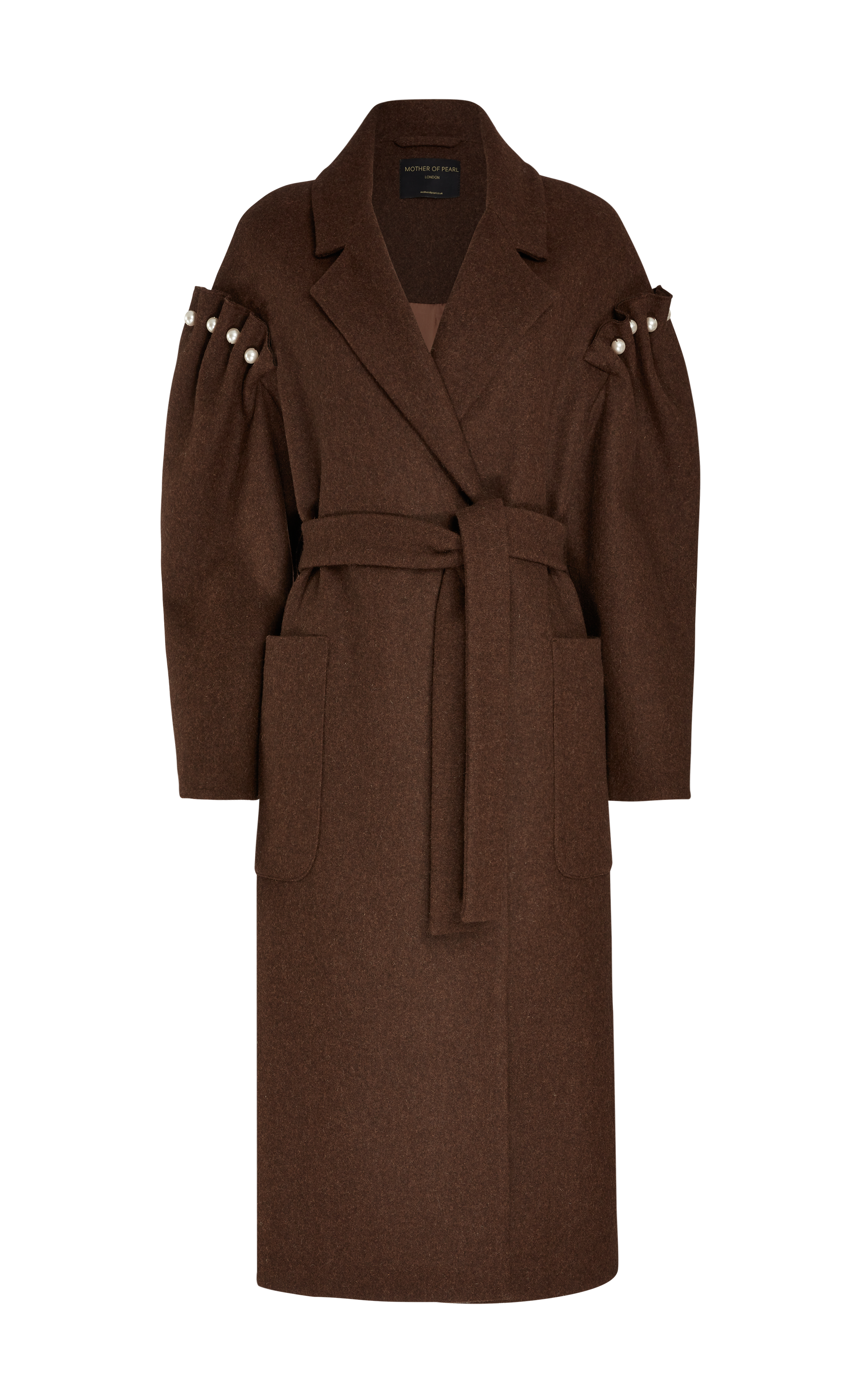 WREN NATURAL BROWN UNDYED COAT