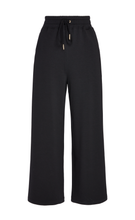 KENDALL BLACK CROPPED JOGGERS