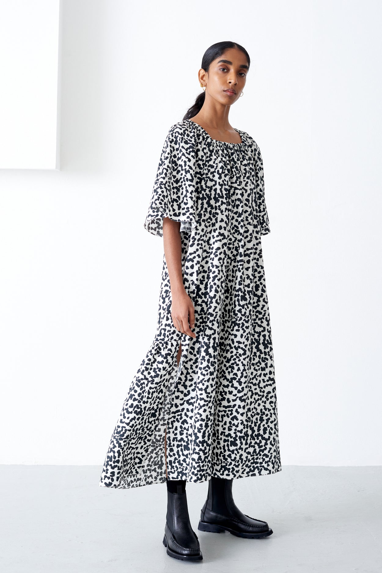 MATILDA SPOT PRINT DRESS