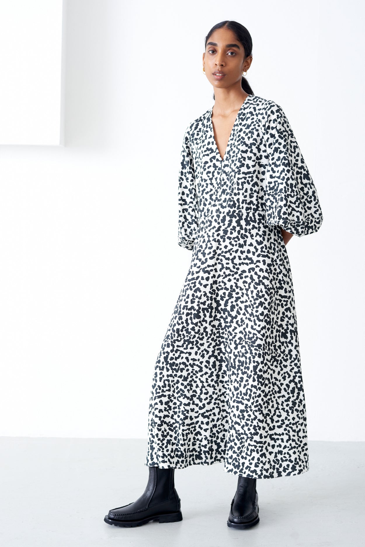 RAMONA SPOT PRINT DRESS