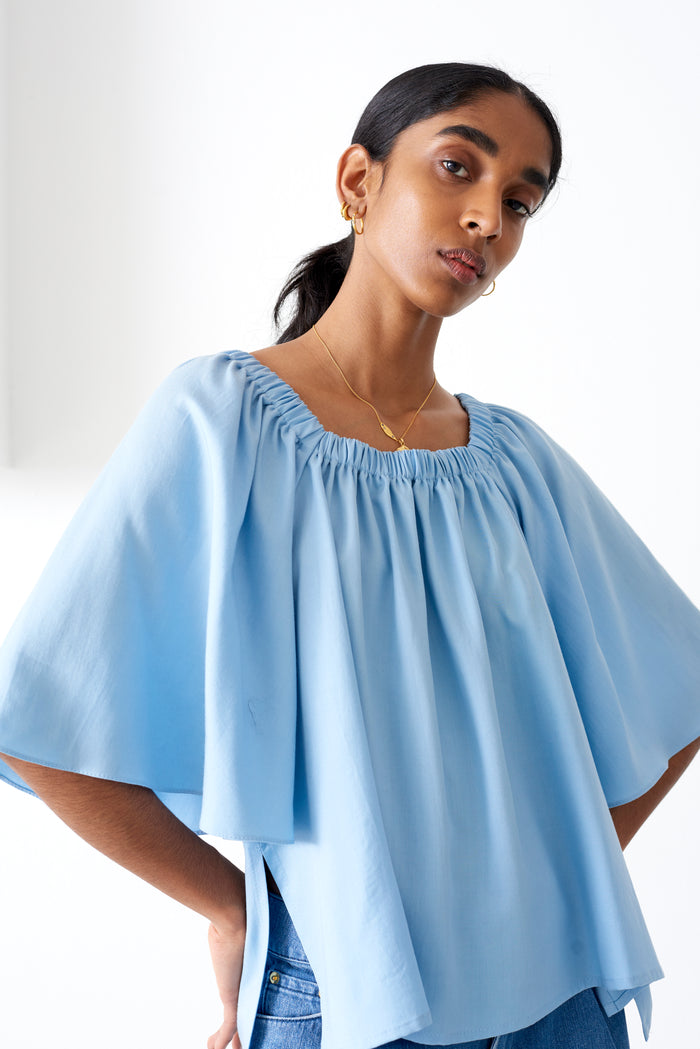 ETTA SKY BLUE TOP