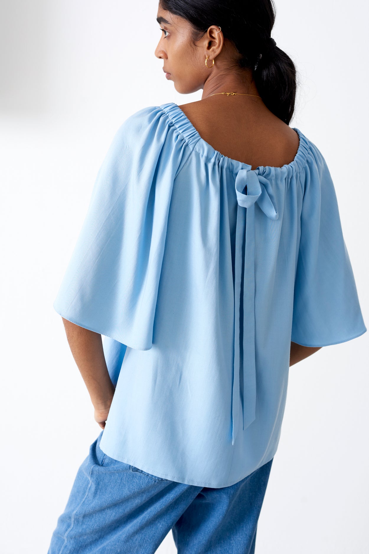 ETTA SKY BLUE TOP