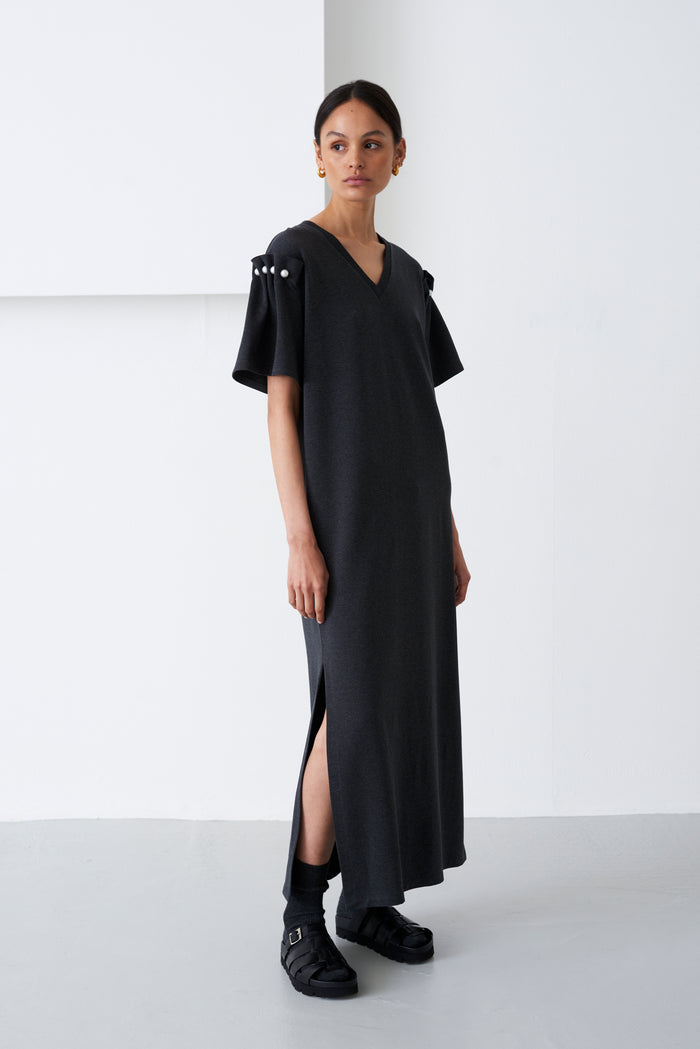 THEA CHARCOAL DRESS