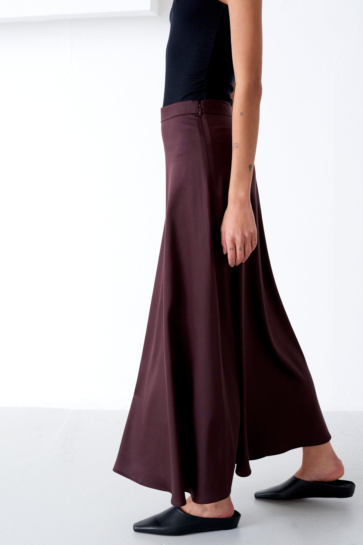 AMELIE PLUM SKIRT