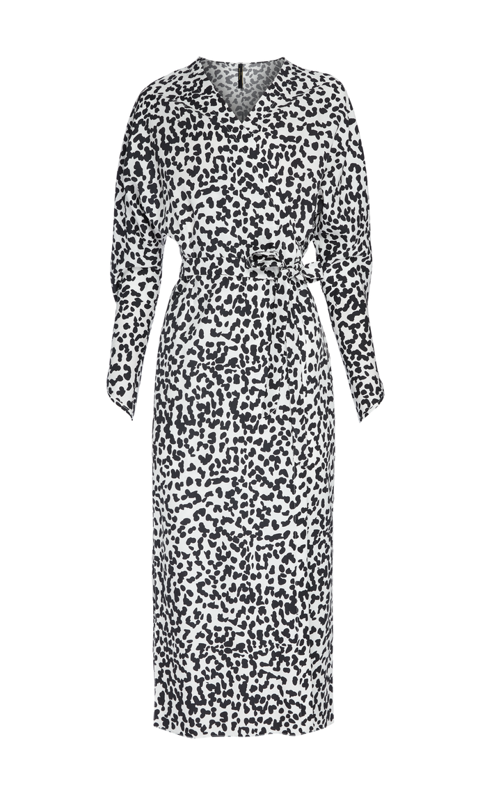 SYMONE SPOT PRINT DRESS