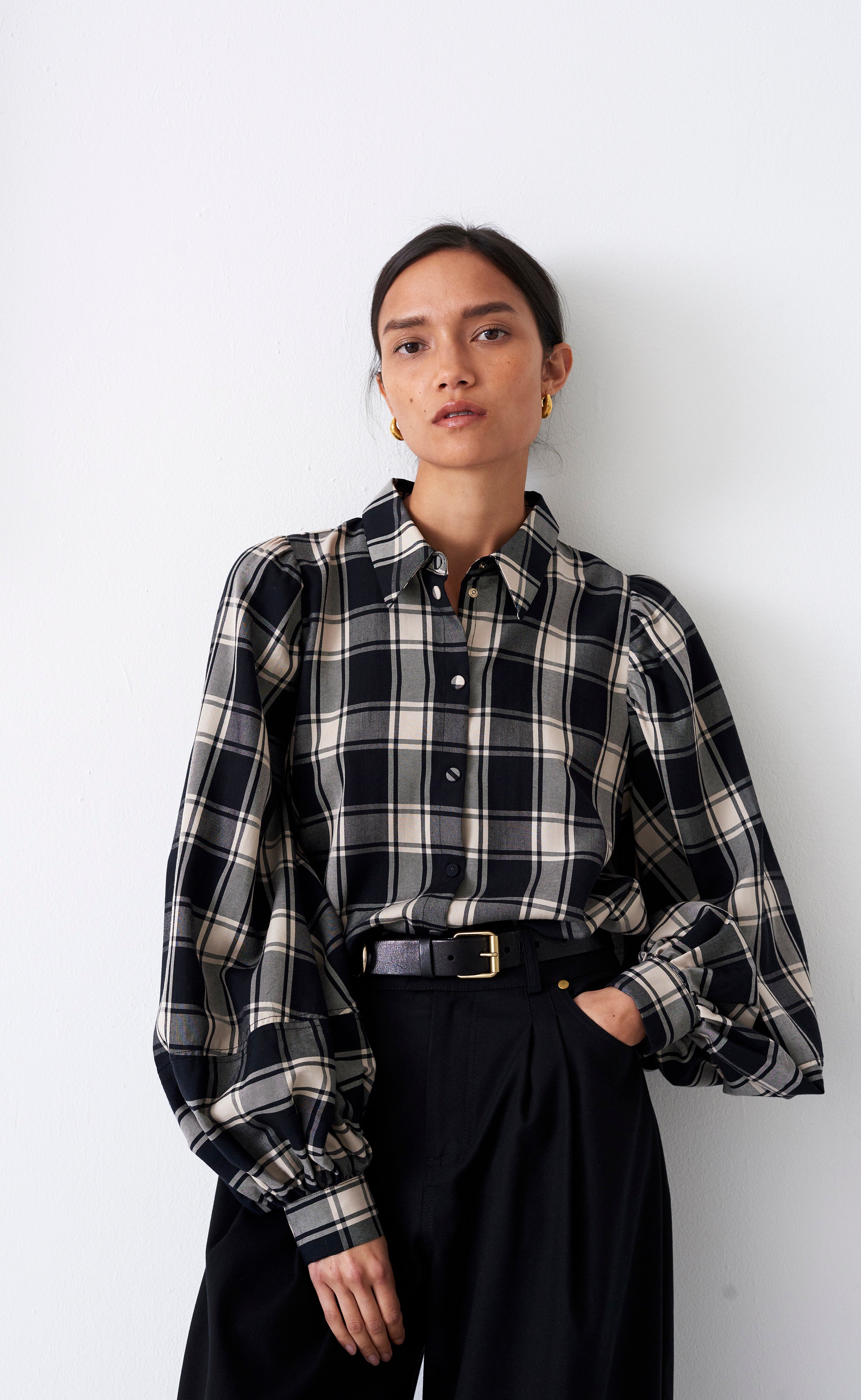 TEGAN CHECK SHIRT